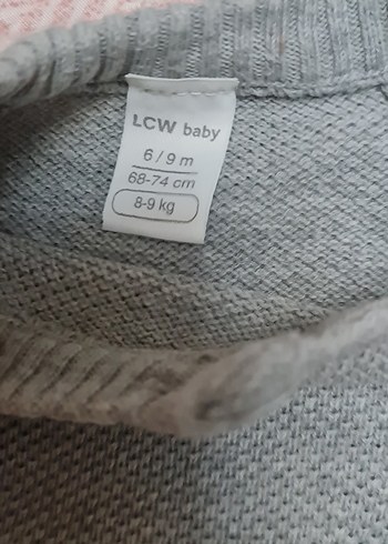 Gri Örgü Erkek Çocuk Kazak - Görsel 4