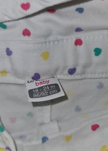 18-24 Ay Beden çeşitli Renk Çok Renkli Kız Çocuk Düğmeli salopet