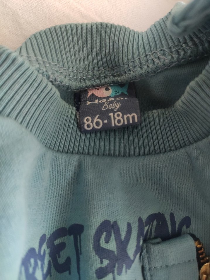 Mavi Erkek Bebek alt üst takım - Görsel 4