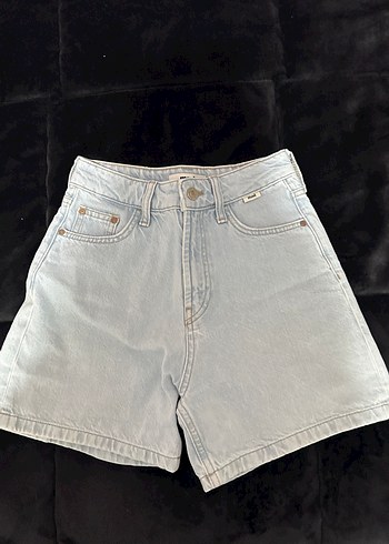 Mavi Mini Denim Şort - Görsel 2