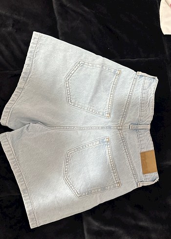 Mavi Mini Denim Şort - Görsel 4
