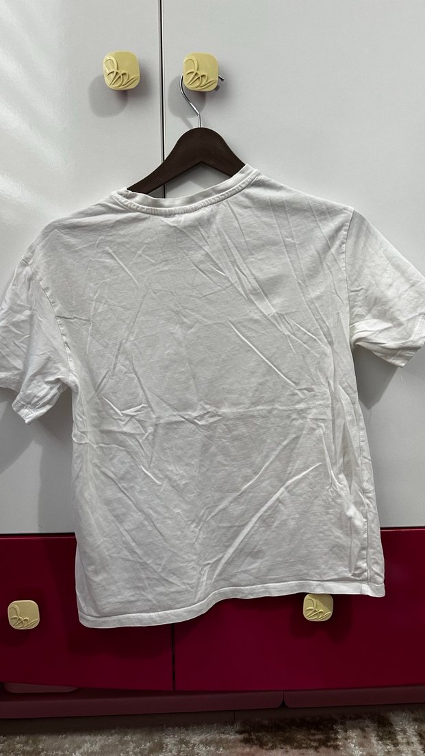 Beyaz Kız Çocuk Hello Kitty Baskılı Tişört - Görsel 2