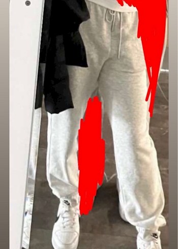 H&M Yüksek belli jogger eşofman - Görsel 6