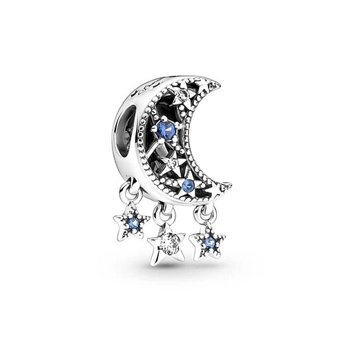 Ay ve yıldızlar charm