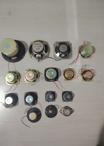 Farklı Boyutlarda Siyah Müzik Sistemi Hoparlörleri - Görsel 2