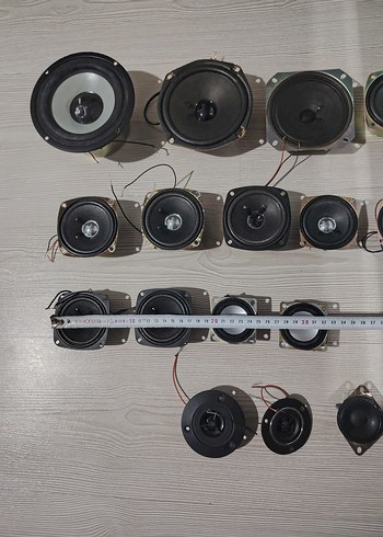 Farklı Boyutlarda Siyah Müzik Sistemi Hoparlörleri - Görsel 5