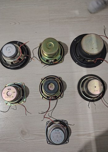 Çeşitli Boyutlarda subwofer bas haporlörü - Görsel 2