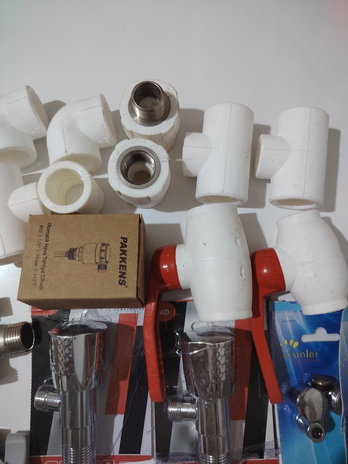 çeşitli,su tesisat malzemeleri - Görsel 5