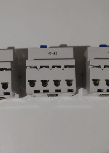 3 adet FEDERAL 40A Beyaz Gri Elektrik Kesici - Görsel 2