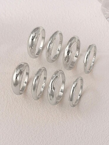 8 li Yüzük set