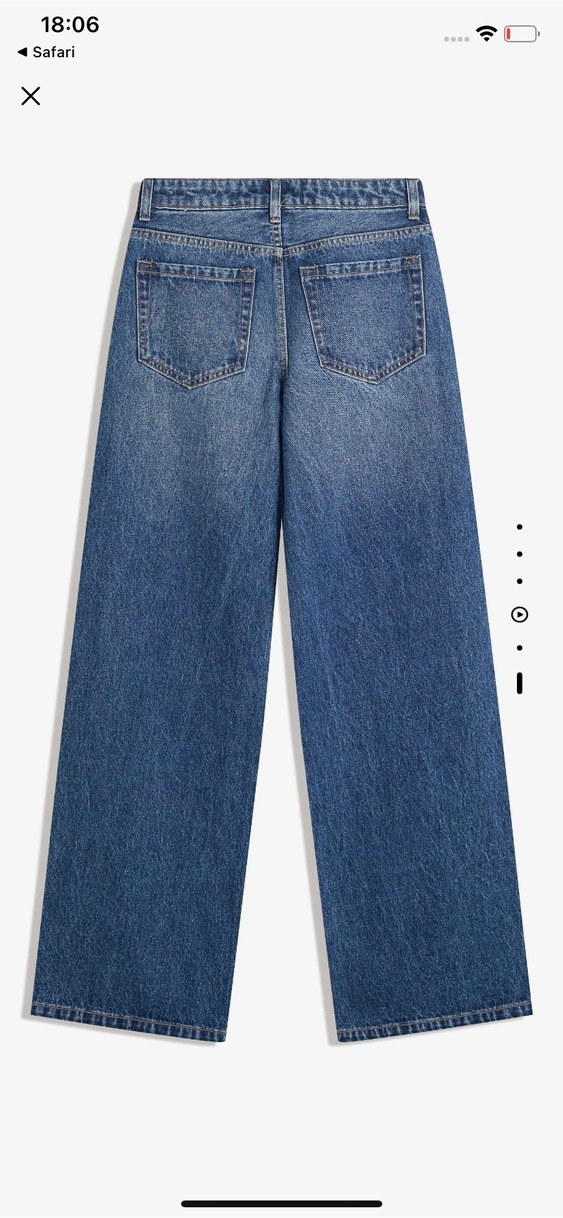 Straight fit parlak jean - Görsel 3