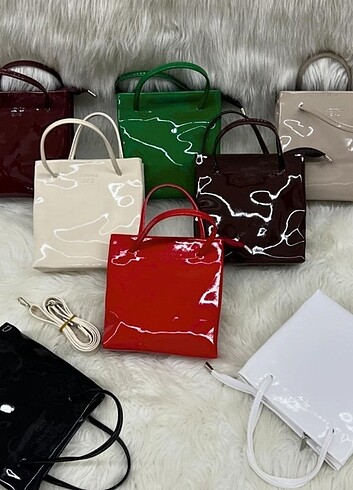 Zara Bordo rugan çapraz çanta