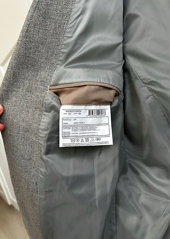 Gri Erkek Düz Ofis Takım Elbise Ceketi - Görsel 3