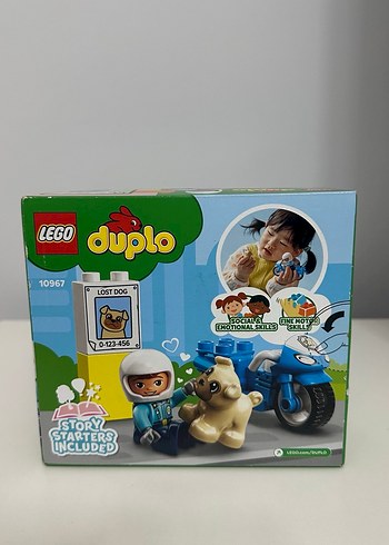 LEGO Duplo Mavi Polis Motosikleti 2+ - Görsel 2