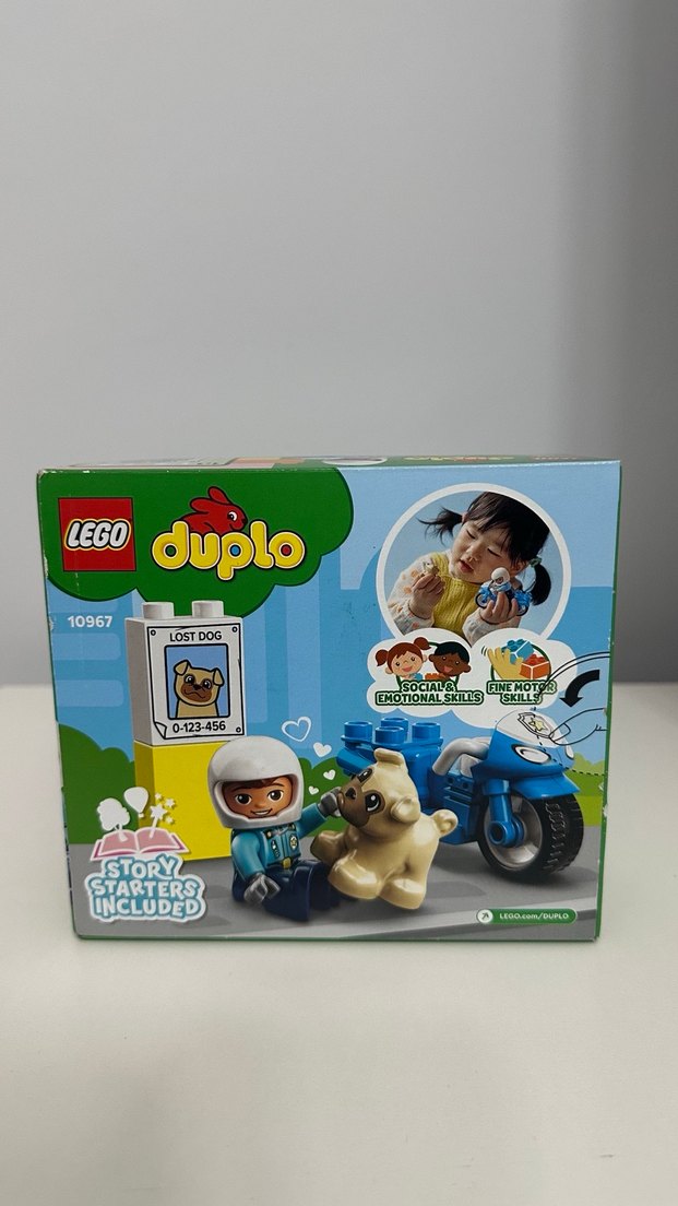 LEGO Duplo Mavi Polis Motosikleti 2+ - Görsel 2