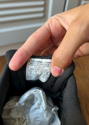 SIFIR COLUMBIA ERKEK WATERPROOF 45 NUMARA SIYAH AYAKKABI - Görsel 6