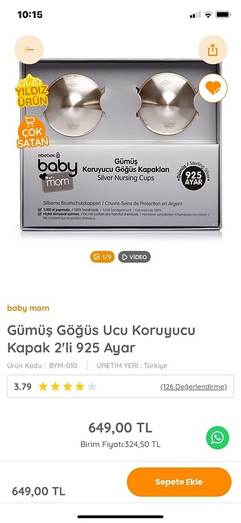 Koruyucu gümüş göğüs kapakları