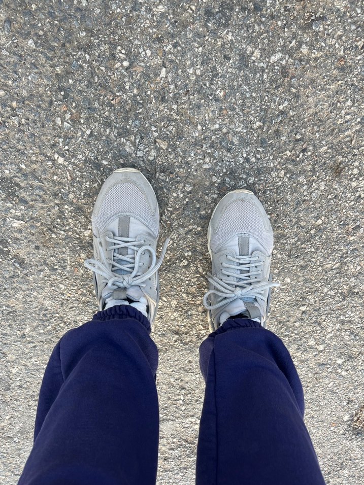 Gri Bağcıklı İnce Topuklu Kadın Spor Ayakkabı - Görsel 3