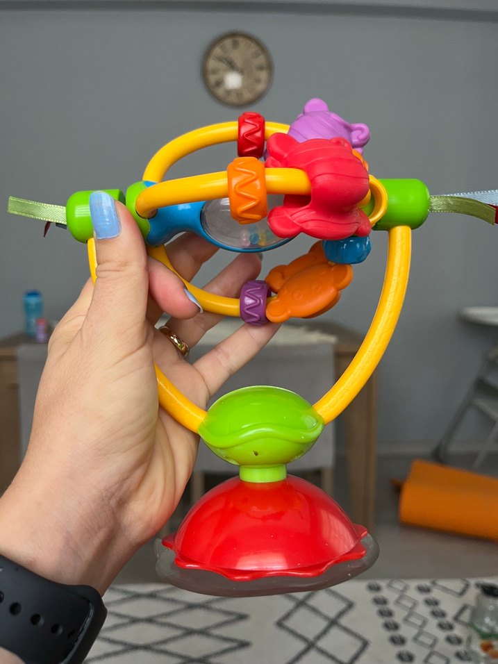 Renkli Diş Kaşıyıcı ve Çıngırak Oyuncak - Görsel 2