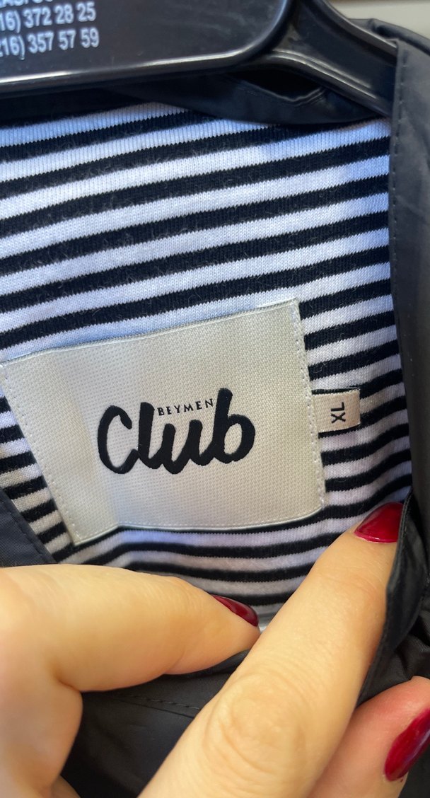 Kemerli Siyah Midi  Yağmurluk - Görsel 2