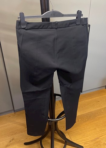 Siyah Belli Kadın Kumaş Pantolon - Görsel 4