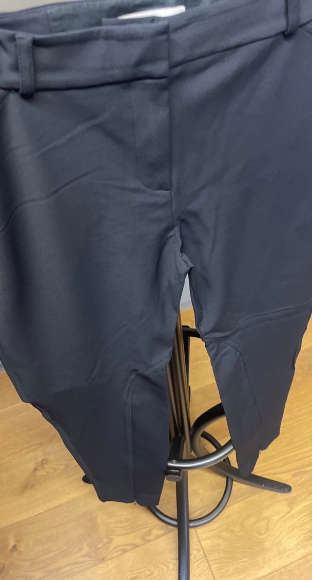 Siyah Belli Kadın Kumaş Pantolon - Görsel 2