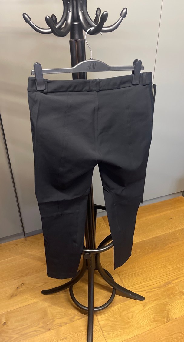 Siyah Belli Kadın Kumaş Pantolon - Görsel 4