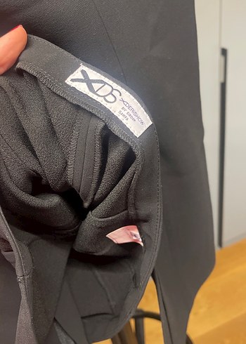 Siyah Midi Kumaş Kadın Pantolon - Görsel 2