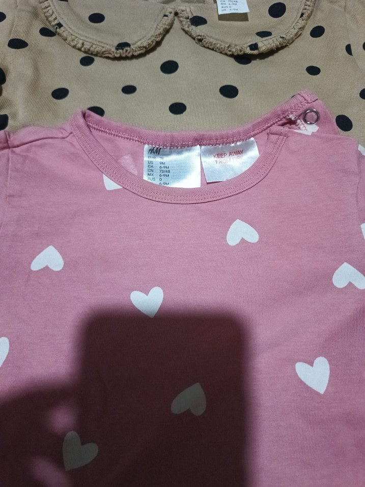 Kız Çocuk Pembe Uzun Kollu Baskılı Pamuklu Tişört - Görsel 3