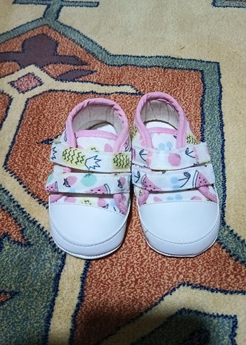 Kız Bebek Çok Renkli İlk Adım Ayakkabısı - Görsel 5