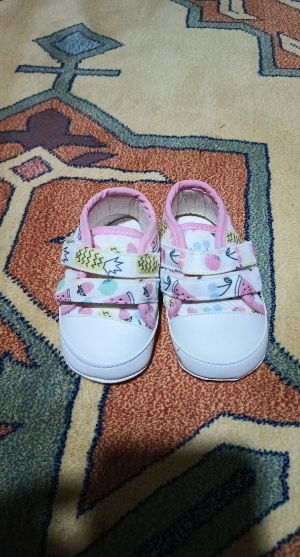 Kız Bebek Çok Renkli İlk Adım Ayakkabısı - Görsel 5