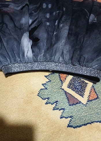 Kız Çocuk Siyah Renkli Tül Etek - Görsel 7