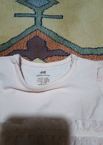 Kız Çocuk Beyaz Pamuklu Kısa Kollu Elbise - Görsel 3