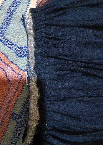 Kız Çocuk Siyah Fırfırlı Tül Etek - Görsel 7