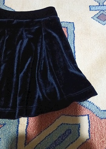 siyah Pileli Mini Etek - Görsel 2