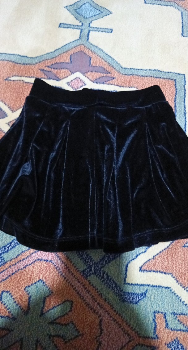 siyah Pileli Mini Etek - Görsel 5