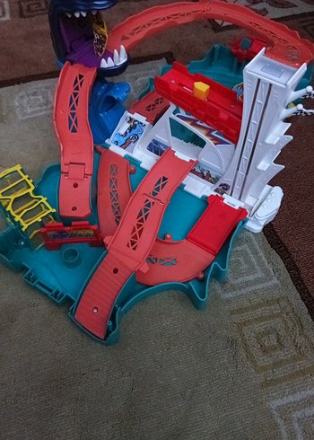 HotwHeeLS Renkli Dinozor Temalı Oyuncak Parkuru - Görsel 7