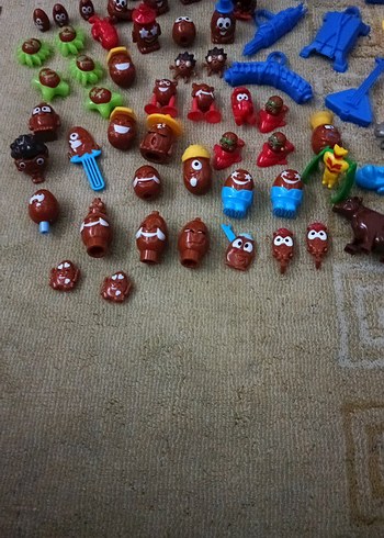 Renkli Çeşitli Aksiyon Figürleri Seti - Görsel 10