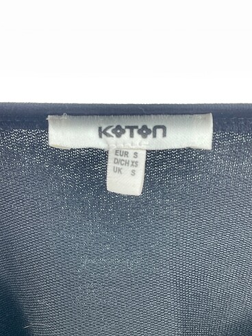 s Beden siyah Renk Koton Bluz %70 İndirimli.