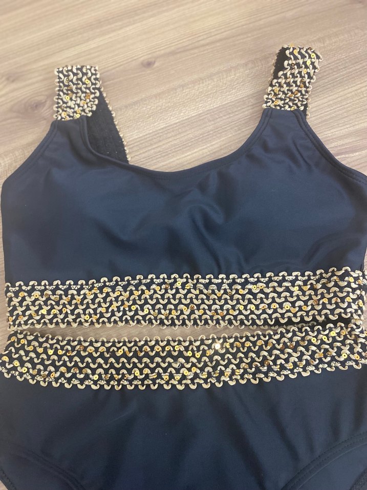 Nakışlı Siyah Mini Bikini - Görsel 4