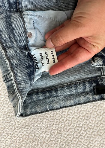 Diğer Kadın Mavi Gri Tie-Dye ışıltılı Denim Pantolon