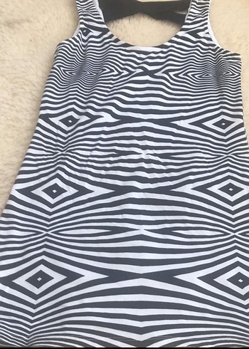 s Beden Mavi jean,Zebra Desenli Siyah Midi Kalem Elbise