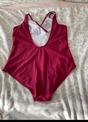 Bordo koyu kirmizi mayo - Görsel 5