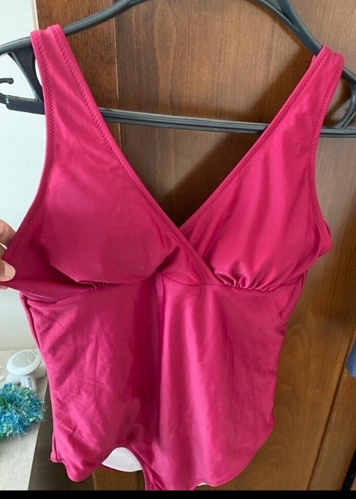 Bordo koyu kirmizi mayo - Görsel 3