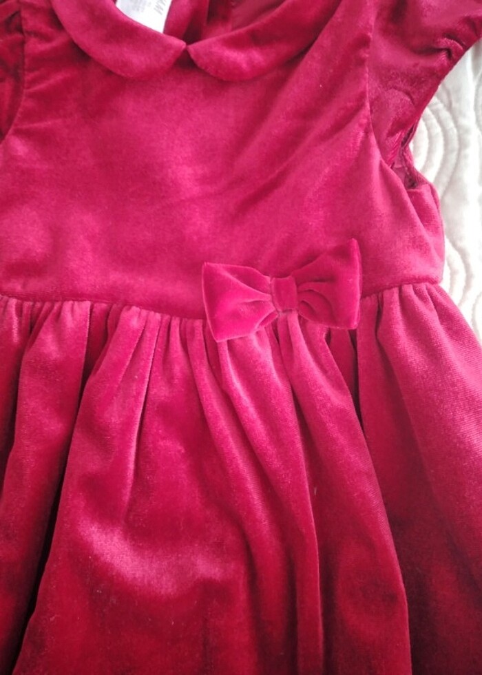 Kadife elbise - Görsel 4