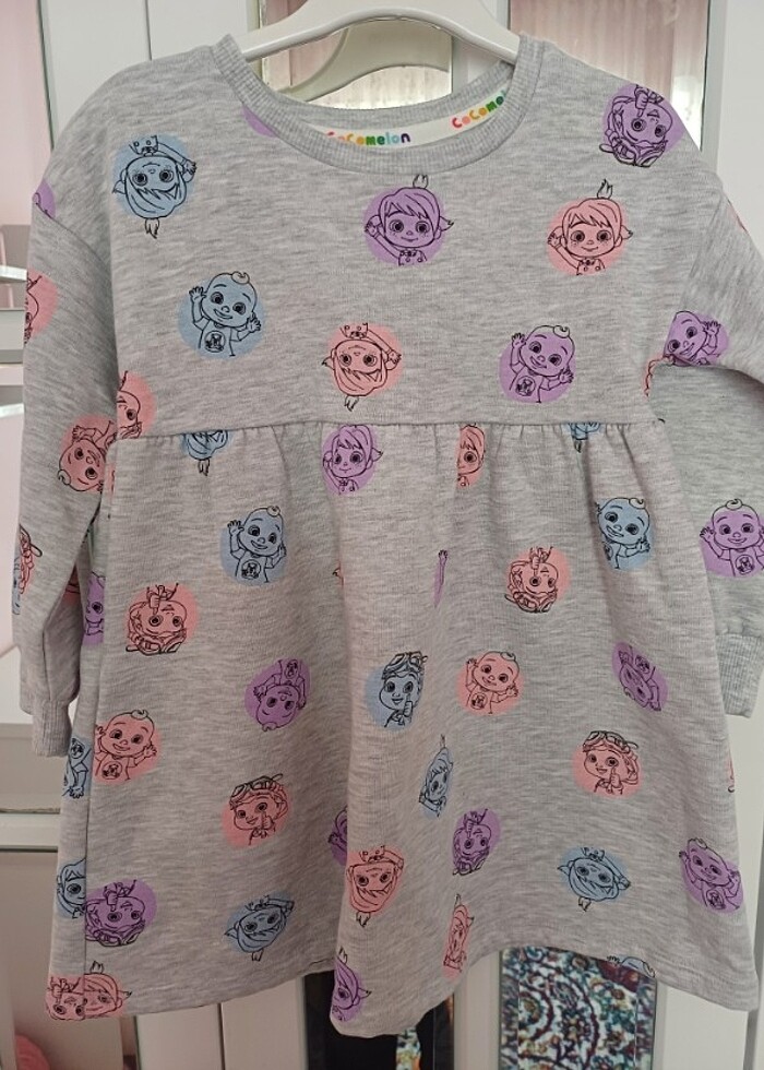 Cocomelon sardonlu elbise - Görsel 3