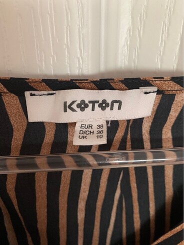 Koton Zebra Desen Gömlek