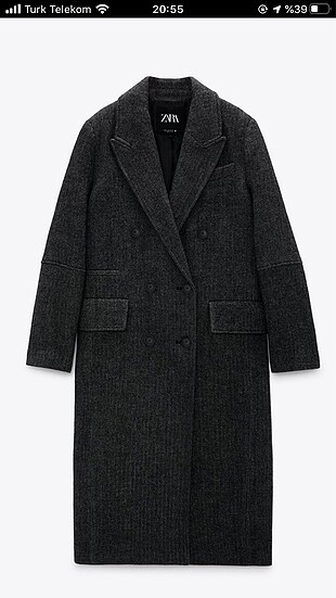 Zara maskülen kaban