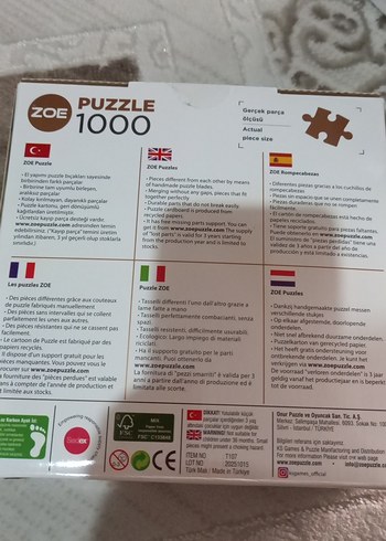 1000 Parçalı Renkli Manzara Puzzle - Görsel 3