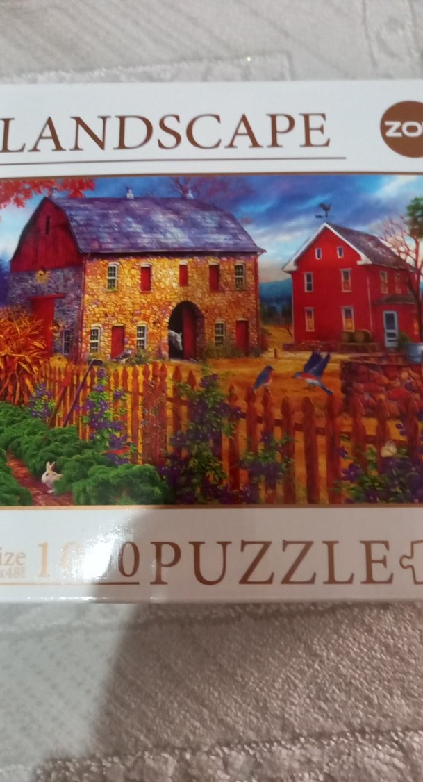 1000 Parçalı Renkli Manzara Puzzle - Görsel 4